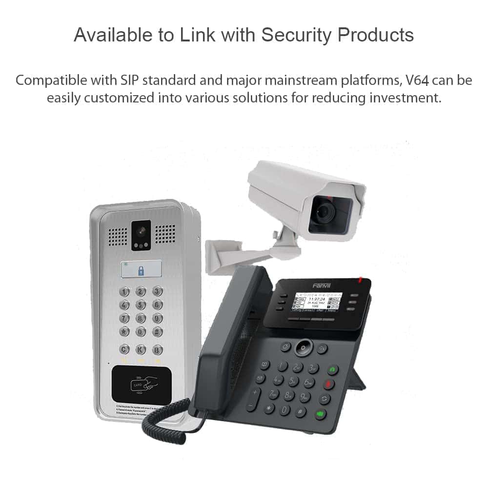 Teléfono de Negocios Fanvil V64 Prime con 12 Líneas SIP, - Imagen 6