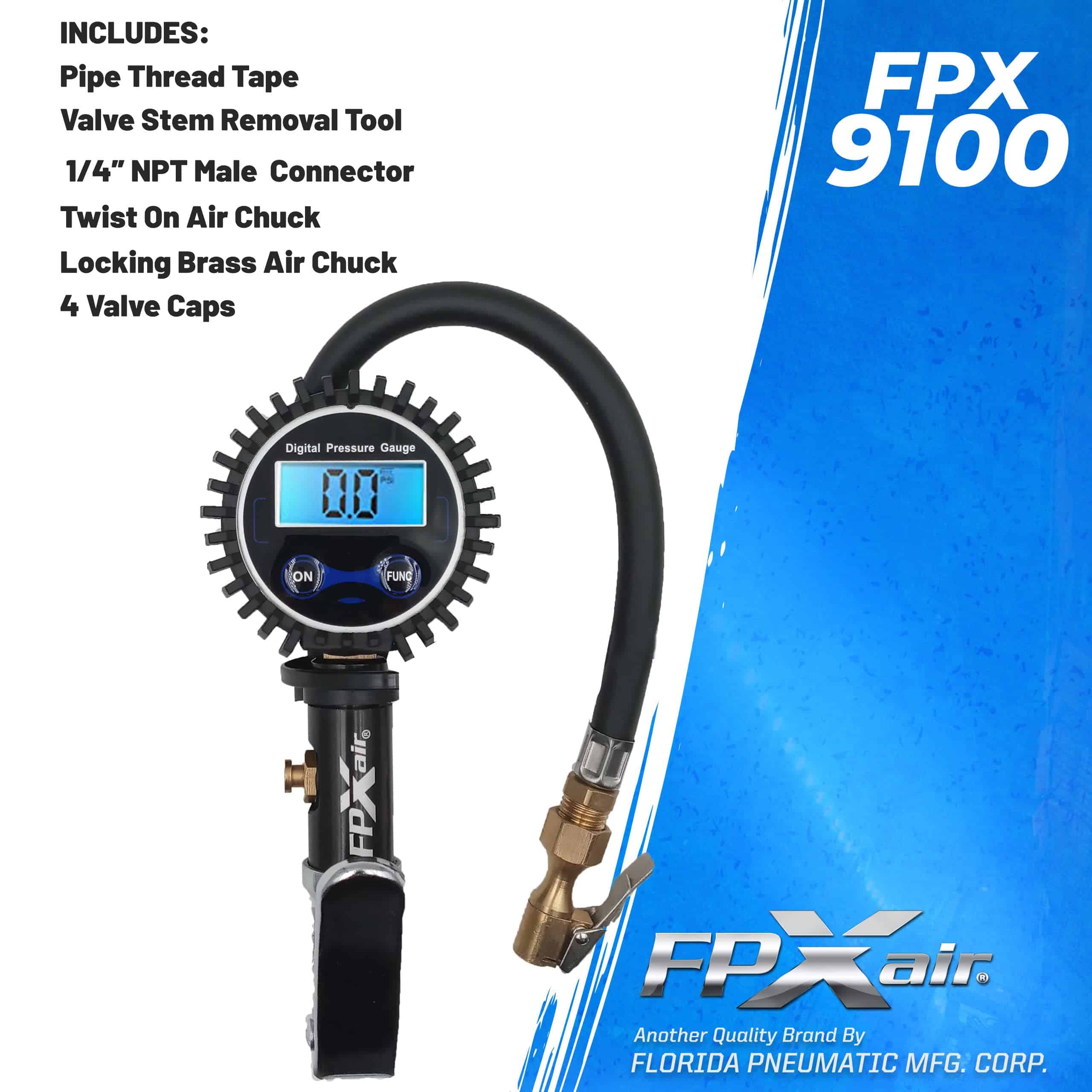 Inflador de neumáticos digital FPXAIR: FPX-9100, Kit - Imagen 3