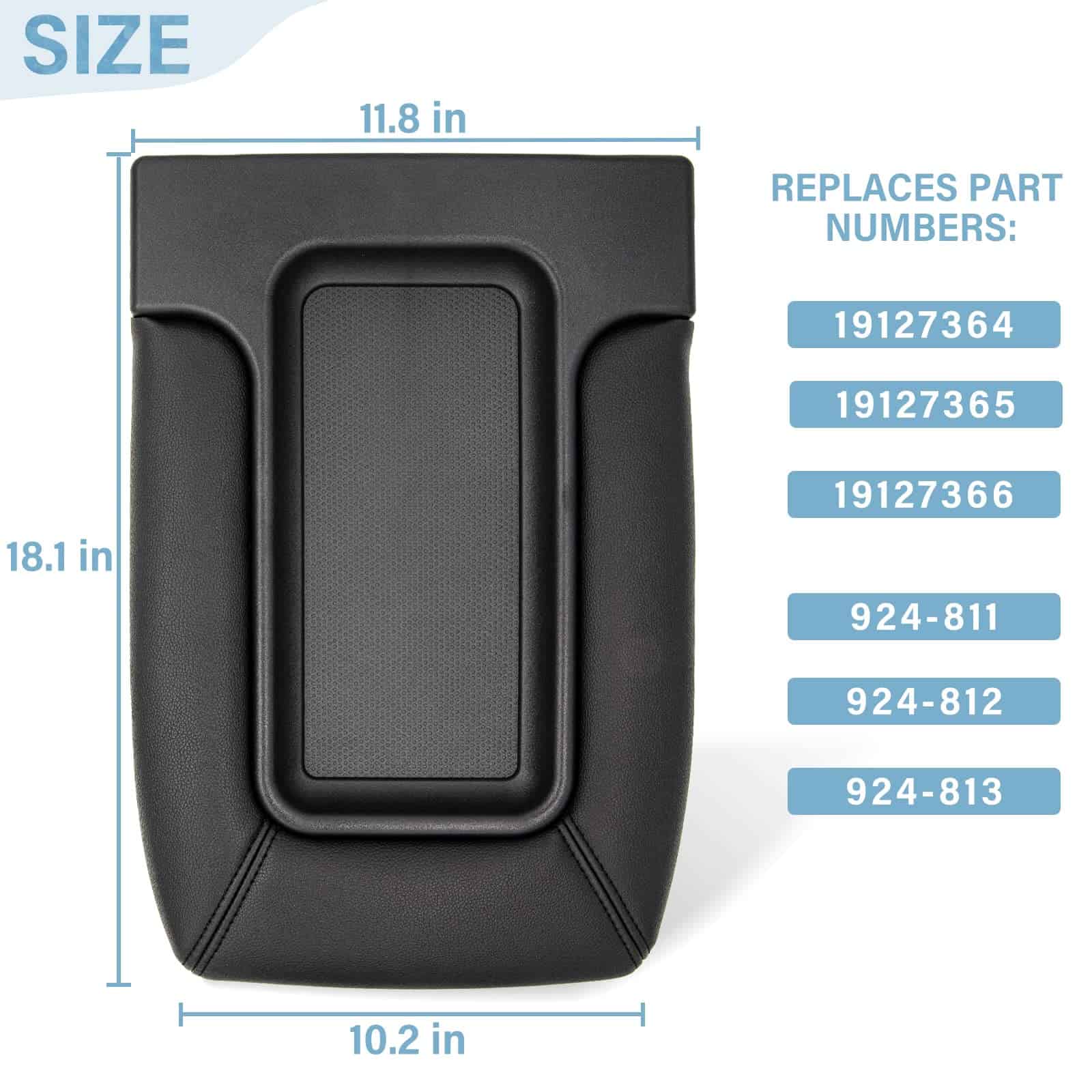 Kit de reemplazo de tapa de consola central LEIMO KPARTS - Imagen 3