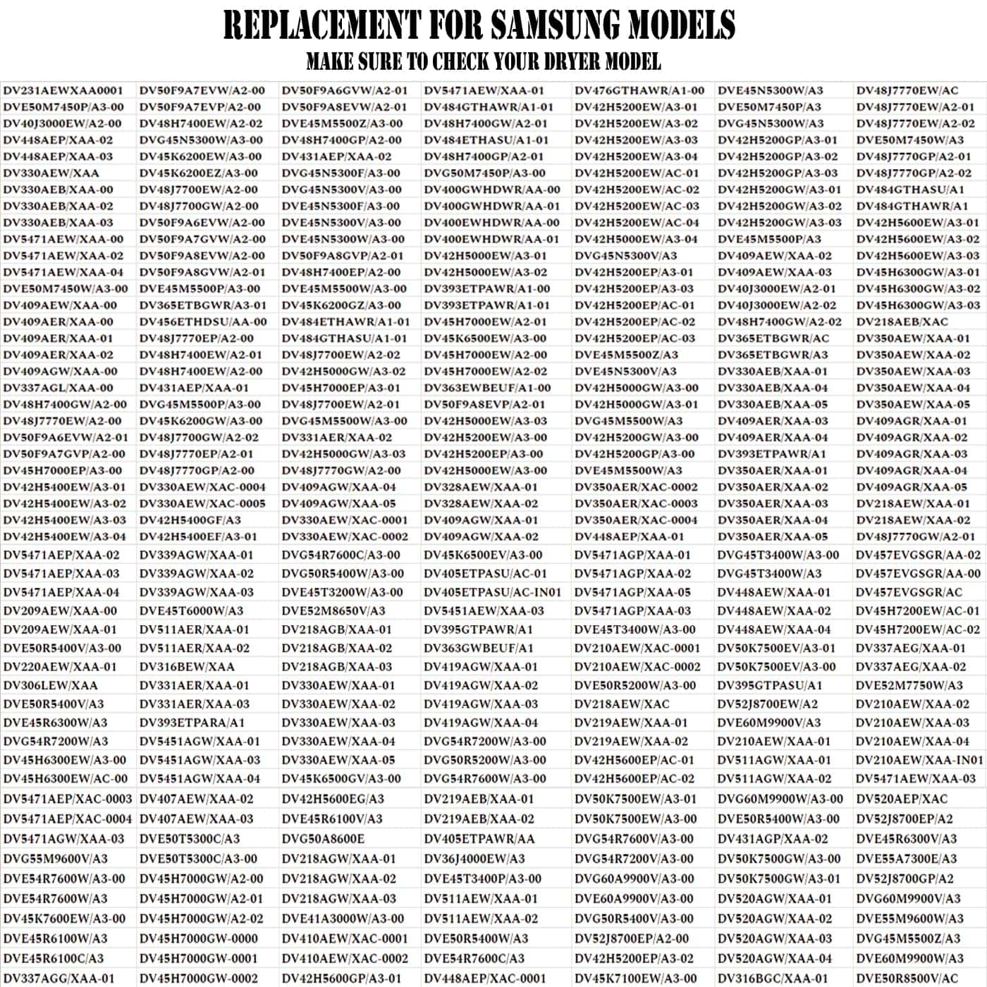 Kit de Junta de Fieltro para Tambor Seco Parte DC97-07618A - Imagen 5