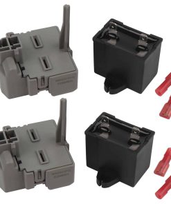 Relé de Sobrecarga y Arranque del Compresor y Capacitor de