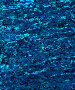 Chapa de incrustación de concha de abulón -AZUL ZAFIRO ABALÓ