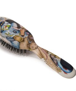 Cepillo para el cabello Rock & Ruddle de -Azul y Beige