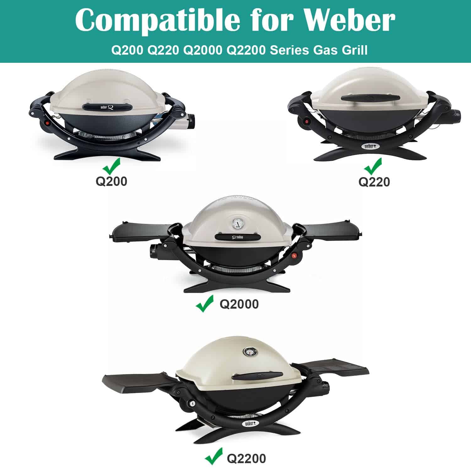 Quemador de Parrilla 41862, Rejillas de Hierro Fundido - Imagen 6