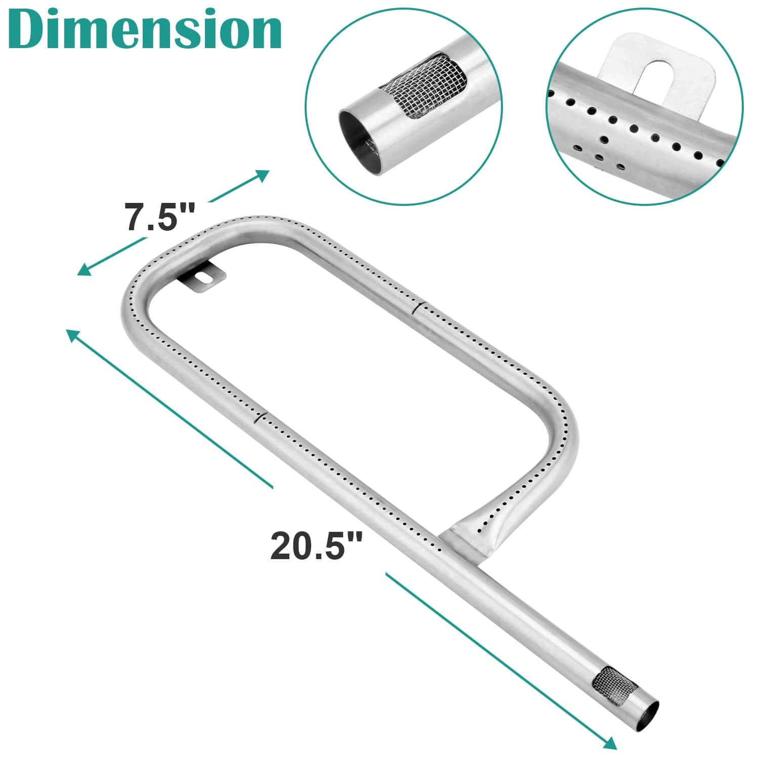 Quemador de Parrilla 41862, Rejillas de Hierro Fundido - Imagen 4