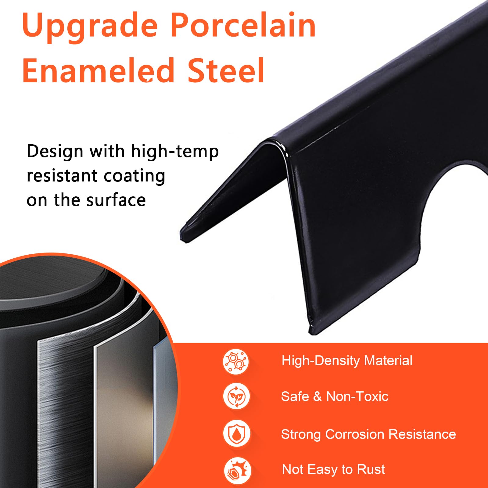 11 Piezas de Barras Flavorizer para Parrillas de Gas Weber - Imagen 4