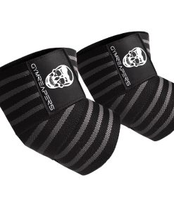 Gymreapers Weightlifting Elbow Wraps (1 Par) -Gris