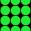 Pelotas de Ping Pong de Calidad -Verde que Brilla en la Oscu