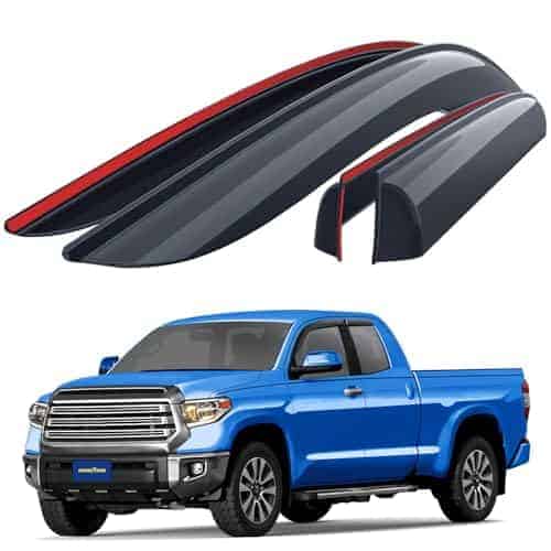 Deflectores de ventanas irrompibles Goodyear -Humo Premium