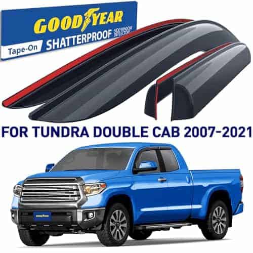 Deflectores de ventanas irrompibles Goodyear -Humo Premium - Imagen 3