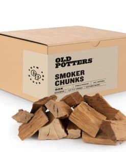 Trozos de madera para ahumar Old Potters, 12-14 lbs para