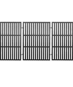 Parrillas de cocción de hierro fundido DELSbbq 66096 para