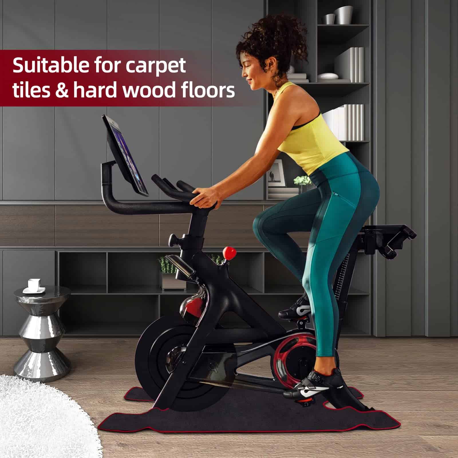 Toalla de Mat para Bicicleta Estática, Super Absorbente, - Imagen 7