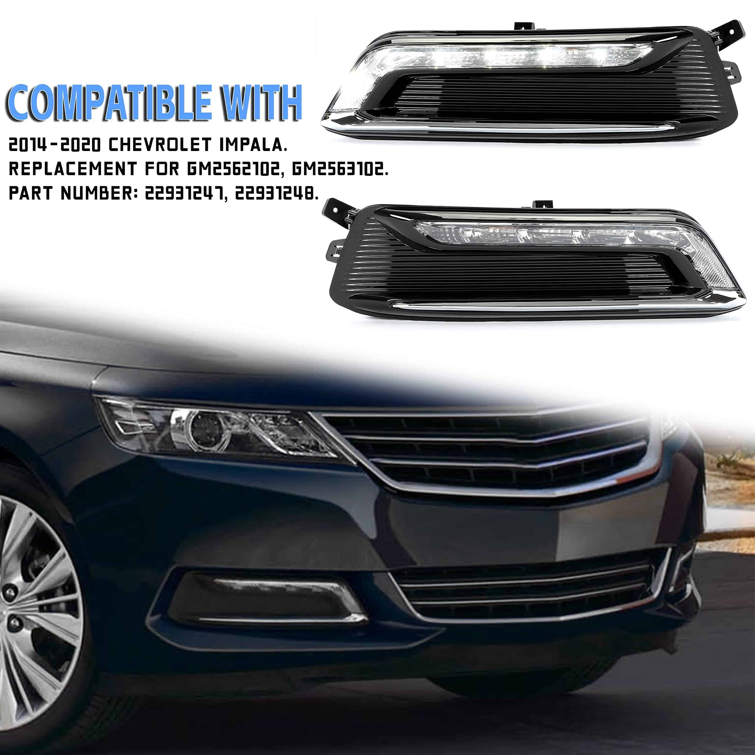 Juego de luces antiniebla LED HECASA Compatible con - Imagen 3