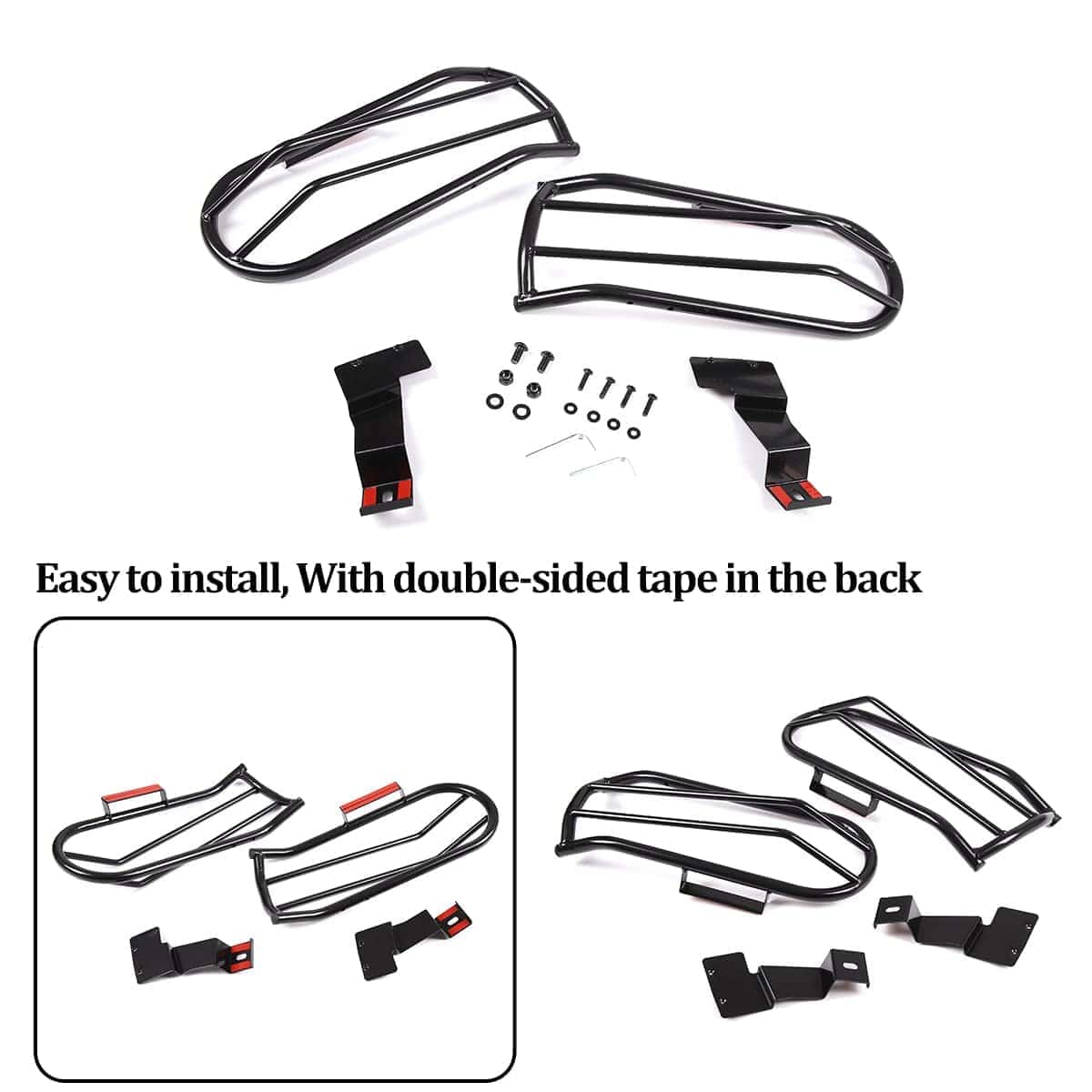 YUECHI Protector de Faros delanteros para automóvil, - Imagen 8