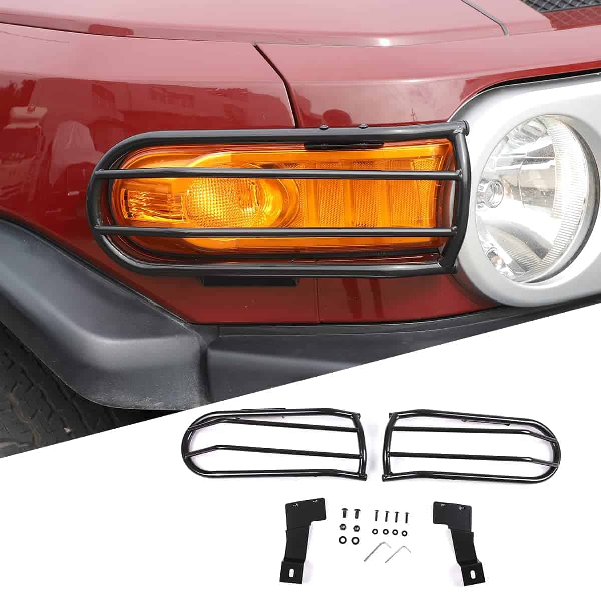 YUECHI Protector de Faros delanteros para automóvil, - Imagen 3