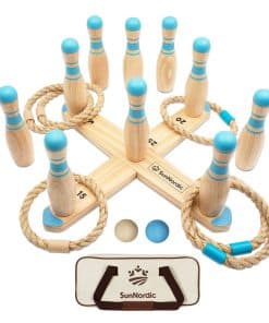 Juego de Anillos de Madera SunNordic, Juego de Toss de