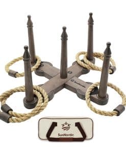Juego de Anillos de Madera SunNordic, Juego de Anillos para