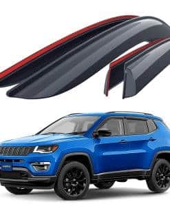 Deflectores de ventana irrompibles -Humo Premium