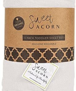 Juego de Sábanas Sweet Acorn de 3 Piezas para Niños