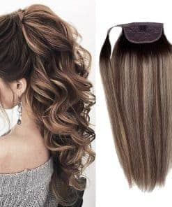 Extensiones de Cola de Caballo de Cabello Humano Valiilo