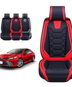 Cubiertas de asiento a medida OASIS AUTO para -Negro y Rojo