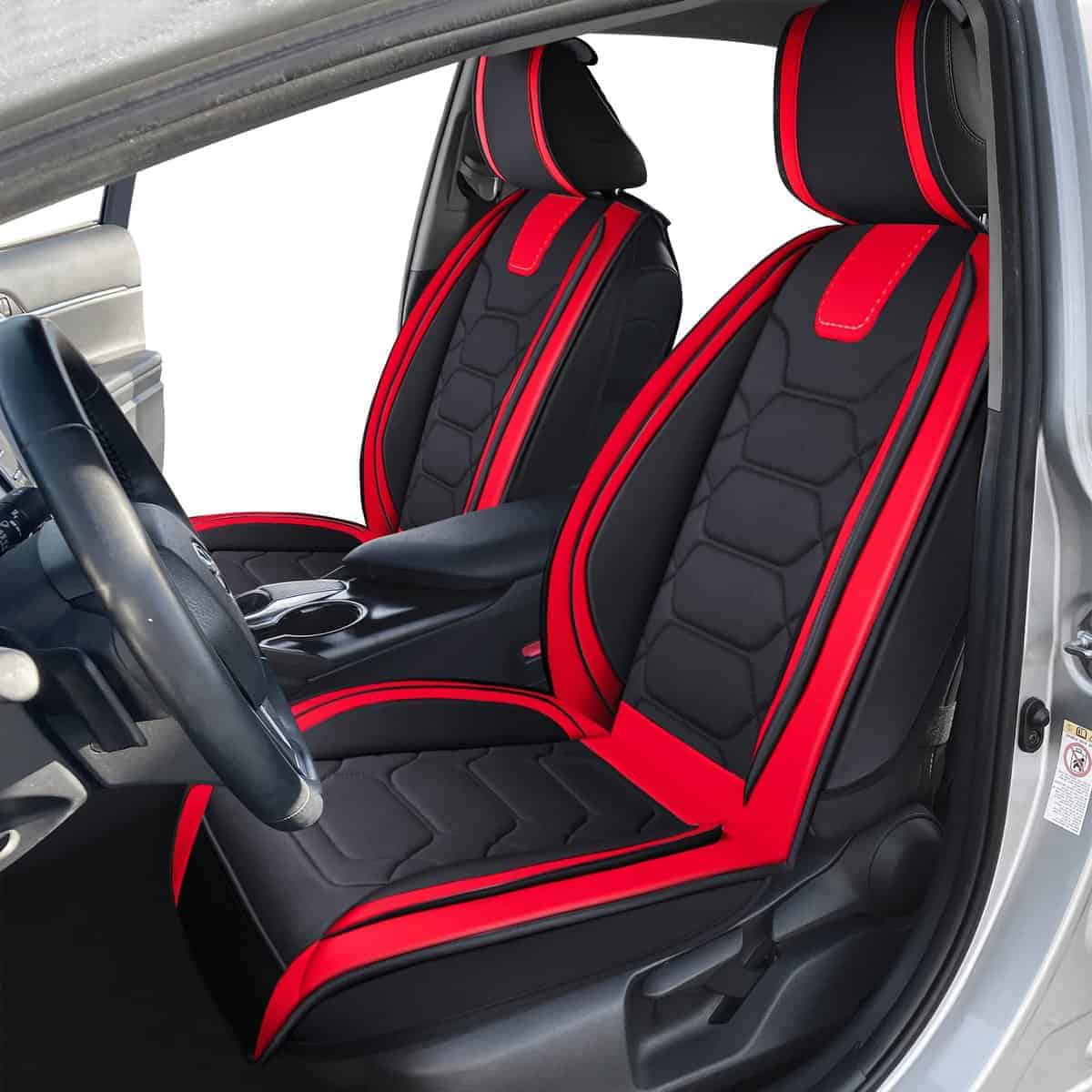 Cubiertas de asiento a medida OASIS AUTO para -Negro y Rojo - Imagen 4