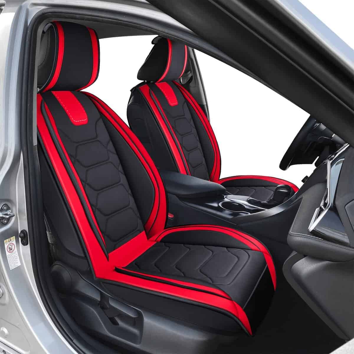 Cubiertas de asiento a medida OASIS AUTO para -Negro y Rojo - Imagen 8