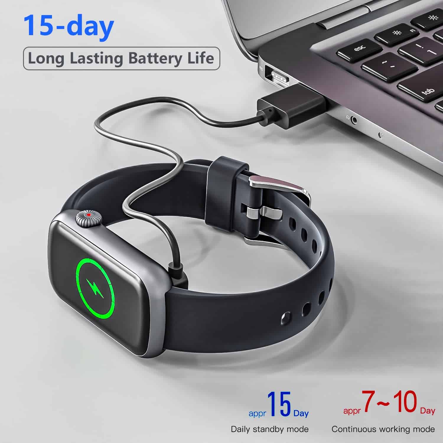 FITVII Slim Fitness Tracker con Oxígeno en Sangre, Presión - Imagen 7