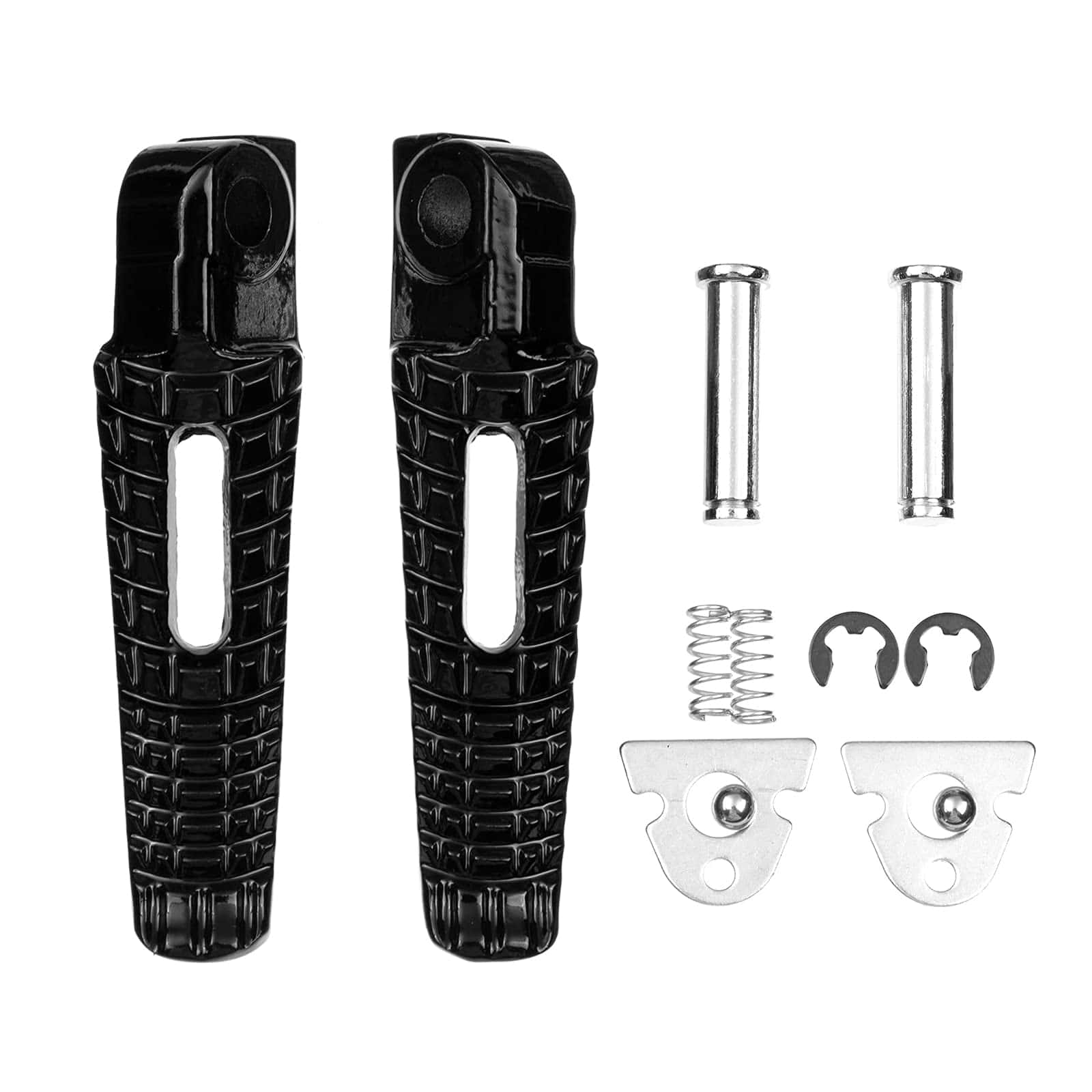 Soporte de reposapiés trasero negro para pasajeros de - Imagen 4