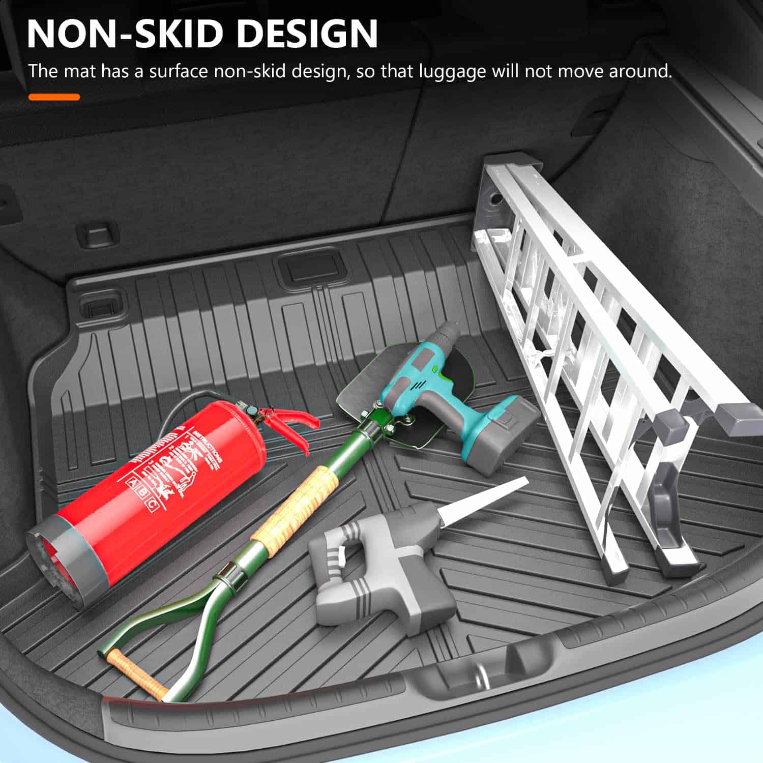 powoq Tapete para maletero Compatible con Honda Civic - Imagen 5