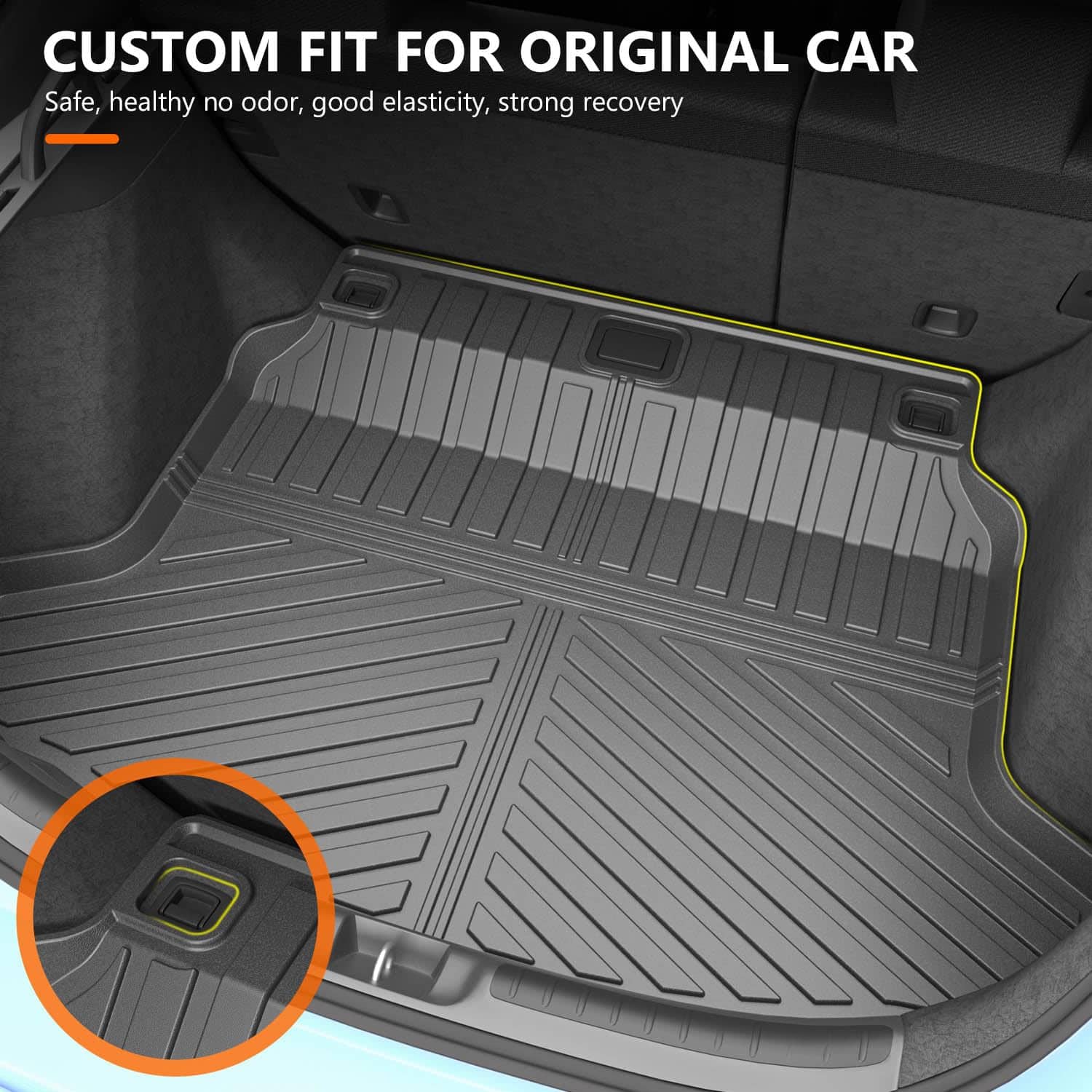 powoq Tapete para maletero Compatible con Honda Civic - Imagen 3