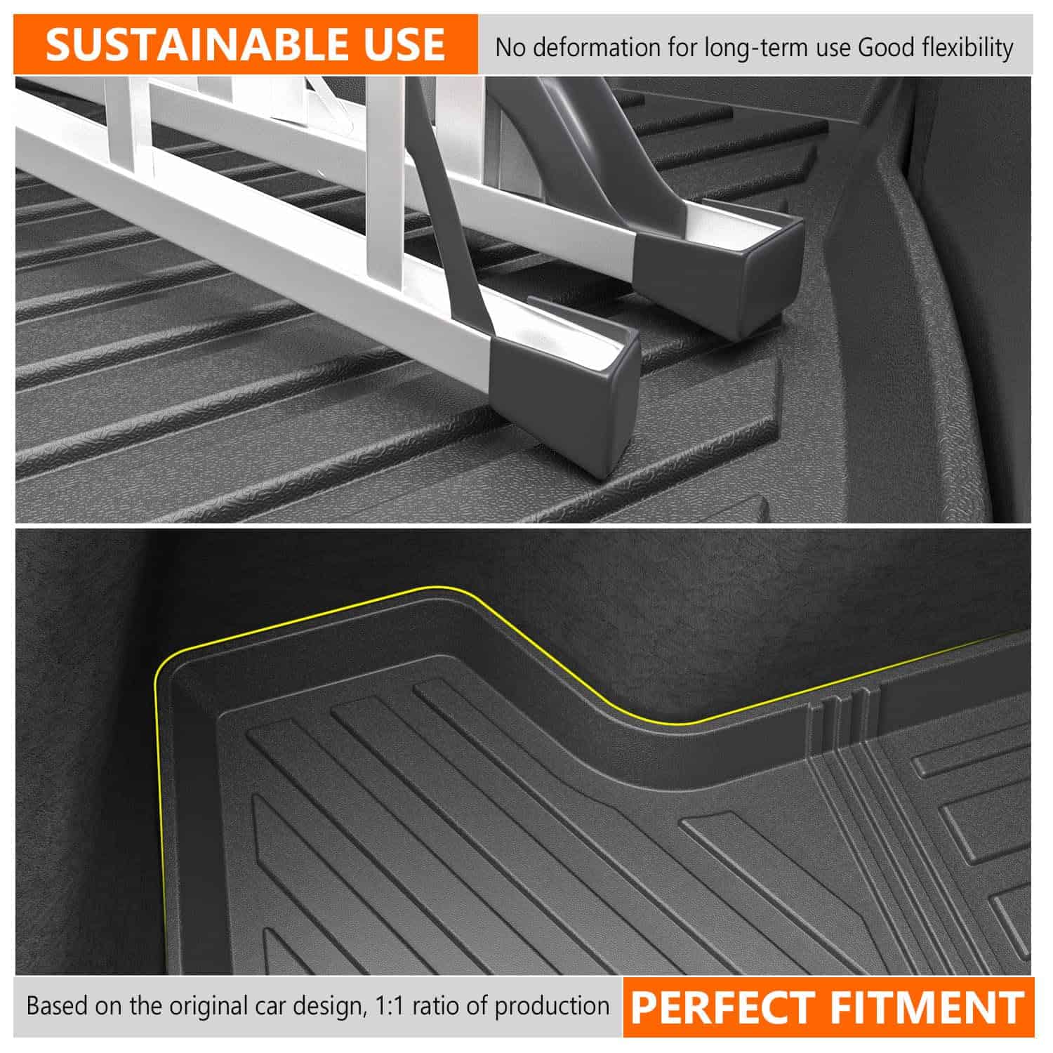 powoq Tapete para maletero Compatible con Honda Civic - Imagen 6