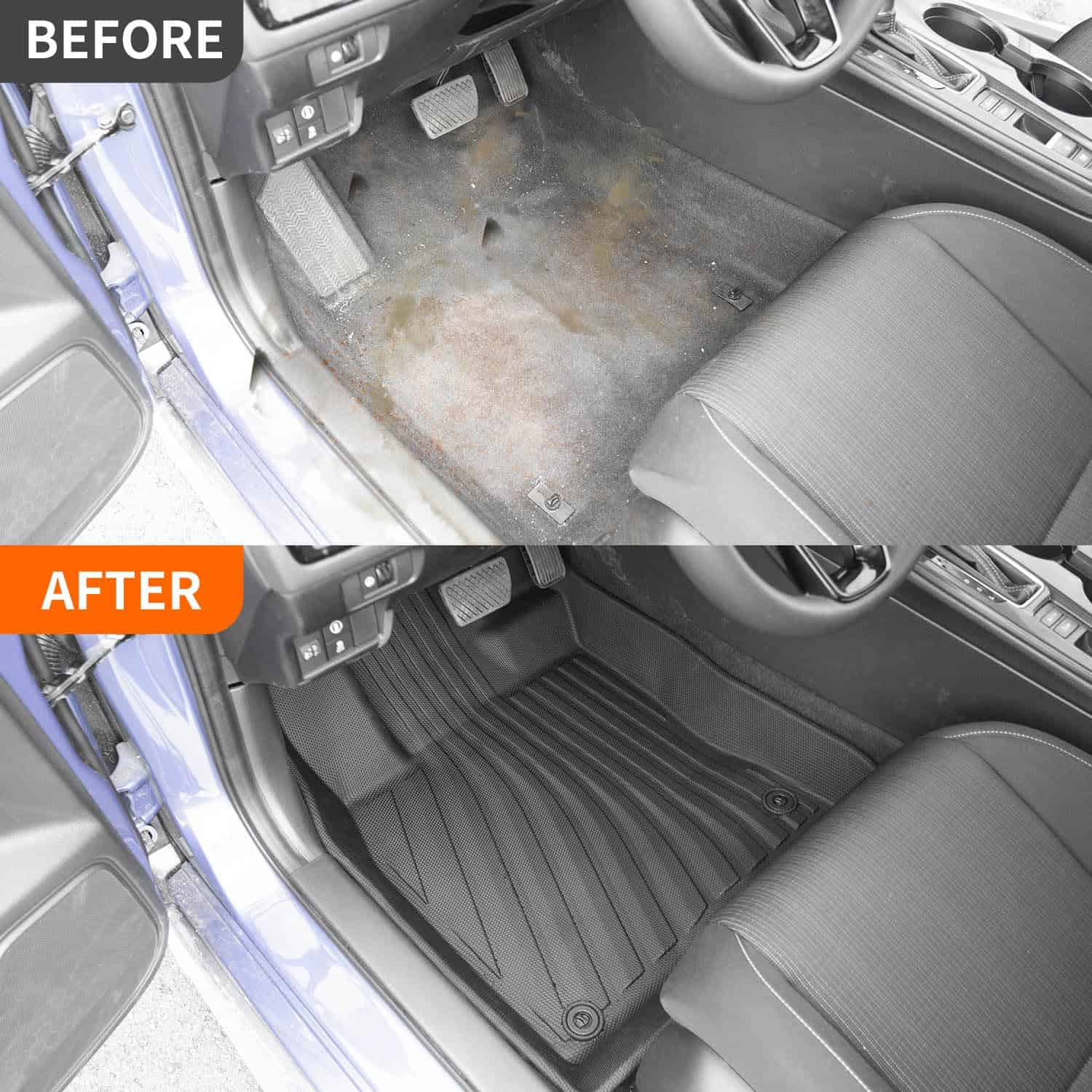 Tapete para piso compatible con Honda Civic Hatchback - Imagen 3