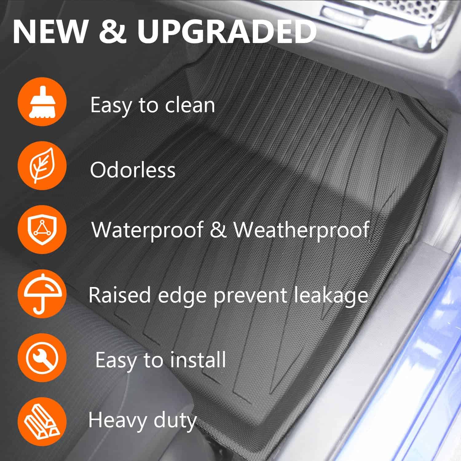 Tapete para piso compatible con Honda Civic Hatchback - Imagen 5