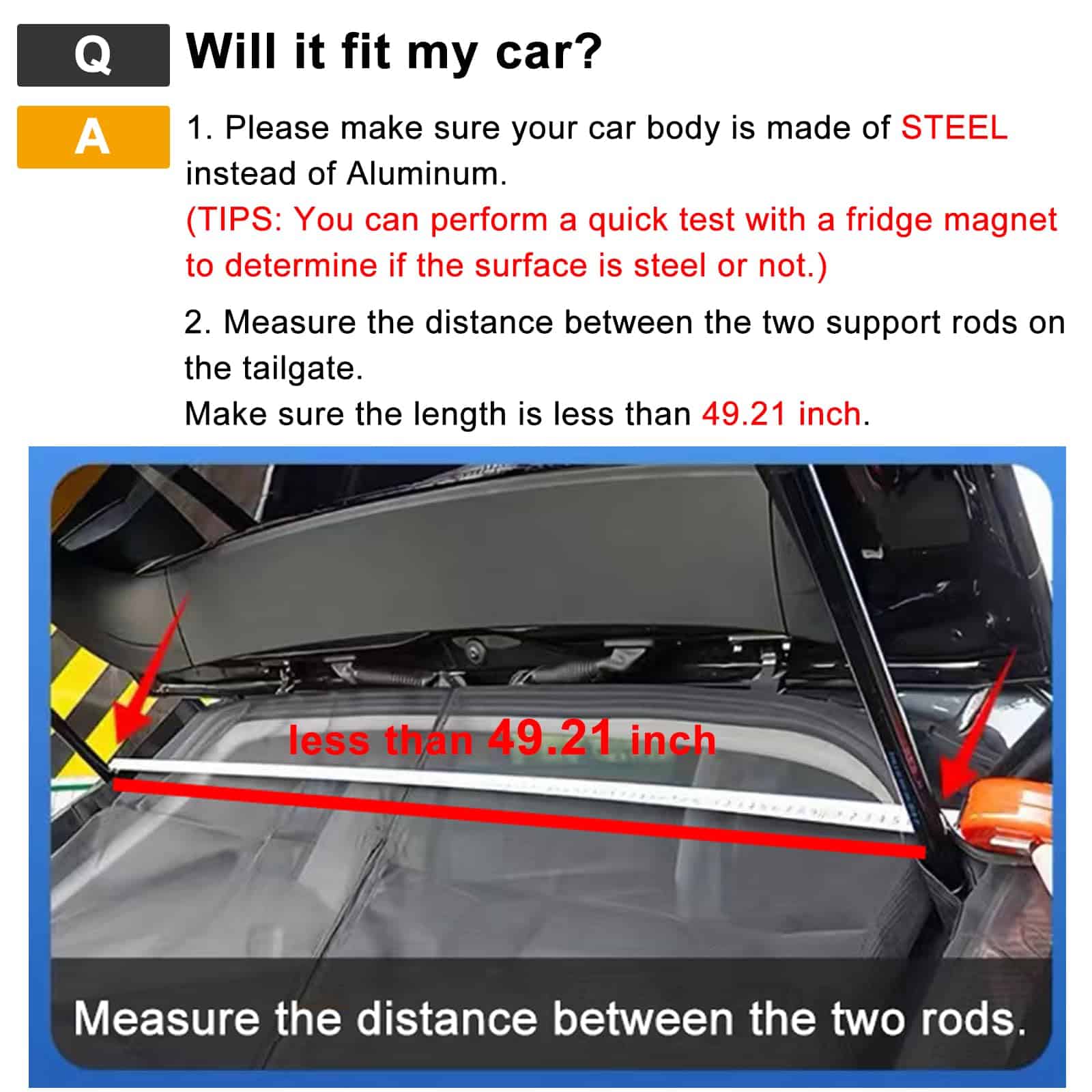 Malla para maletero de coche Ovege para SUV Pantallas para - Imagen 5