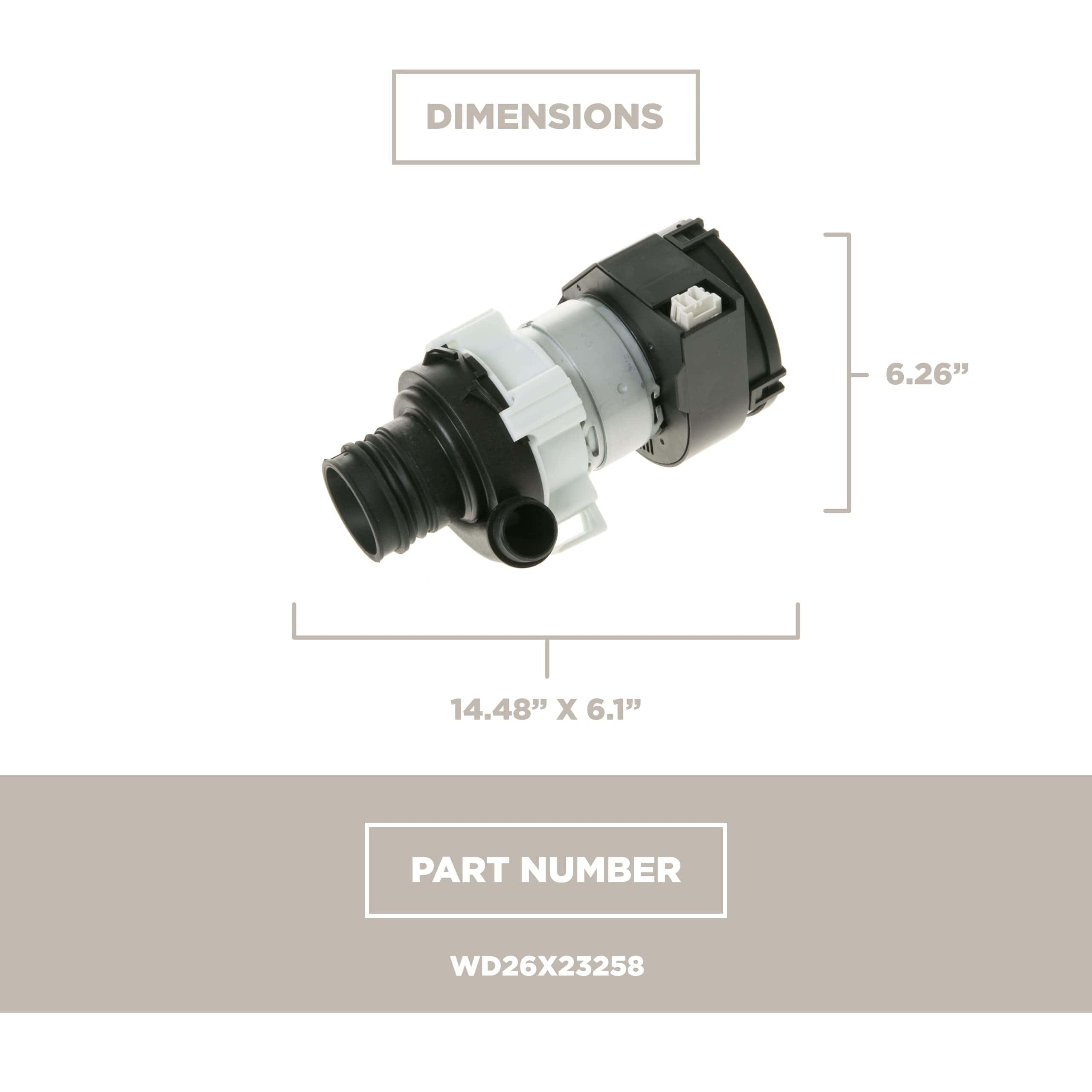 Ensamble de Bomba de Circulación para Lavavajillas GE - Imagen 6
