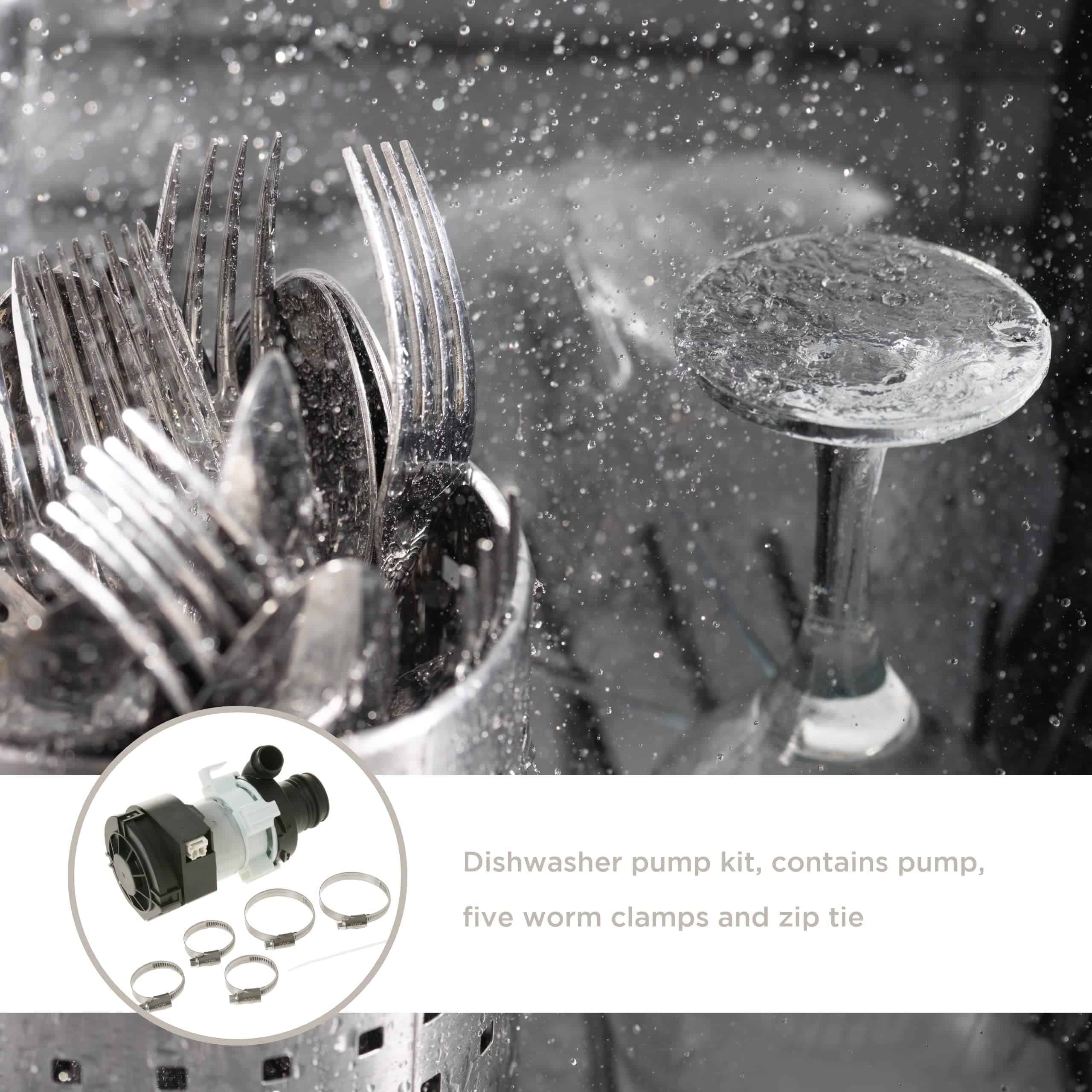 Ensamble de Bomba de Circulación para Lavavajillas GE - Imagen 4