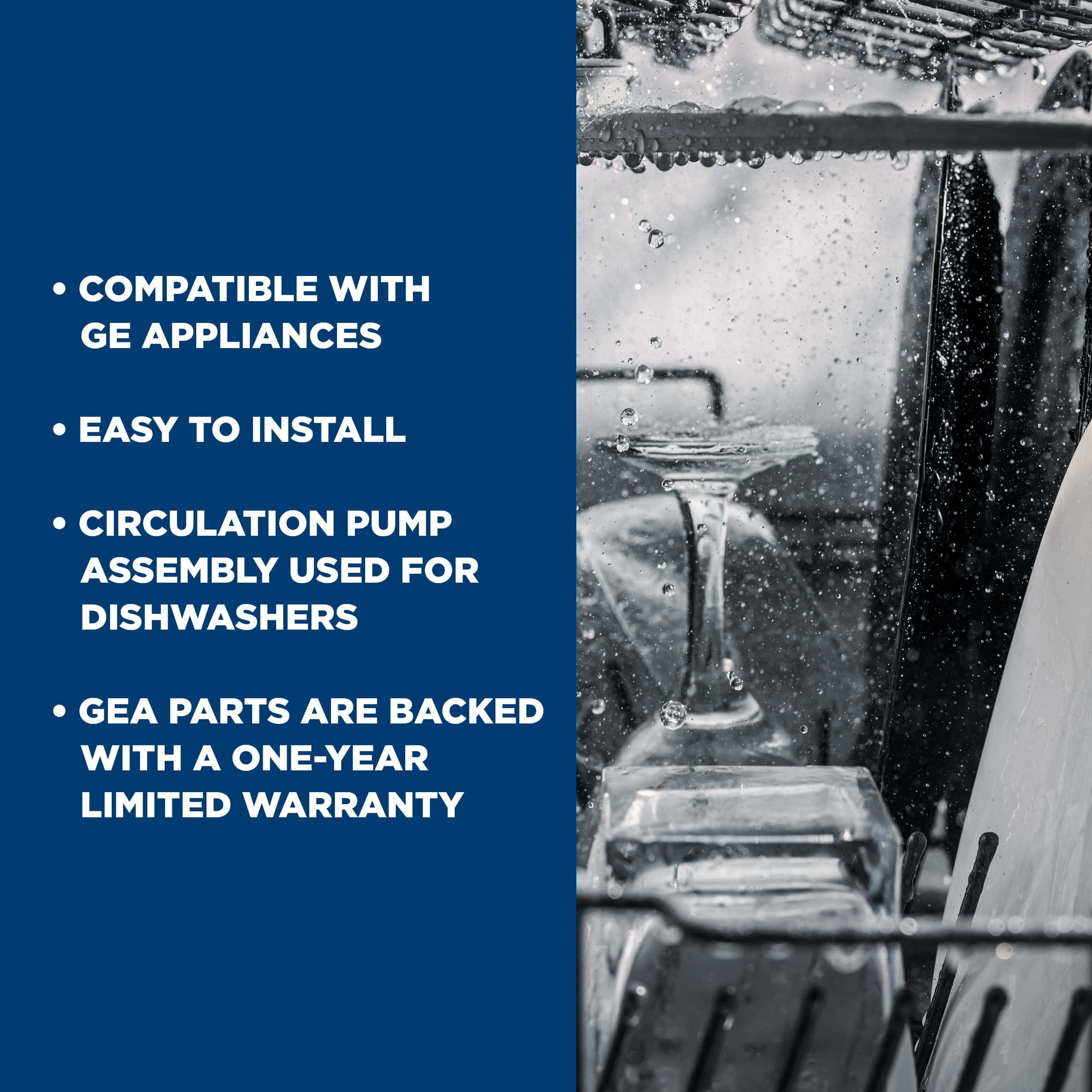 Ensamble de Bomba de Circulación para Lavavajillas GE - Imagen 5