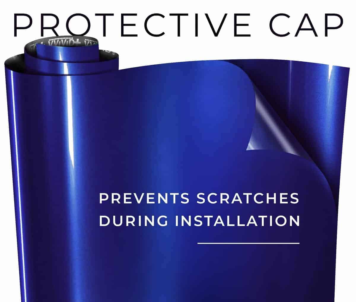 VViViD+ Ultra Gloss Neptune Pearl Blue 6ft x 5ft Película - Imagen 5