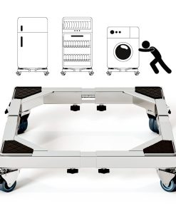 Base de Acero Inoxidable Resistente con Ruedas para