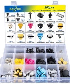 Conjunto de 200 clips de retención de plástico para Hyundai