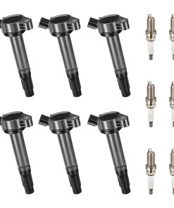 Conjunto de 6 Bobinas de Encendido y Bujías Compatibles con