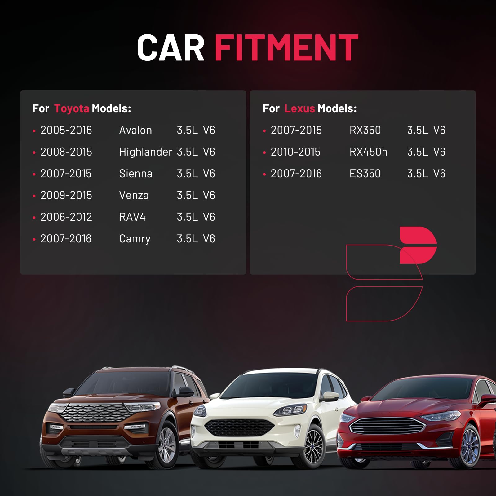 Conjunto de 6 Bobinas de Encendido y Bujías Compatibles con - Imagen 3