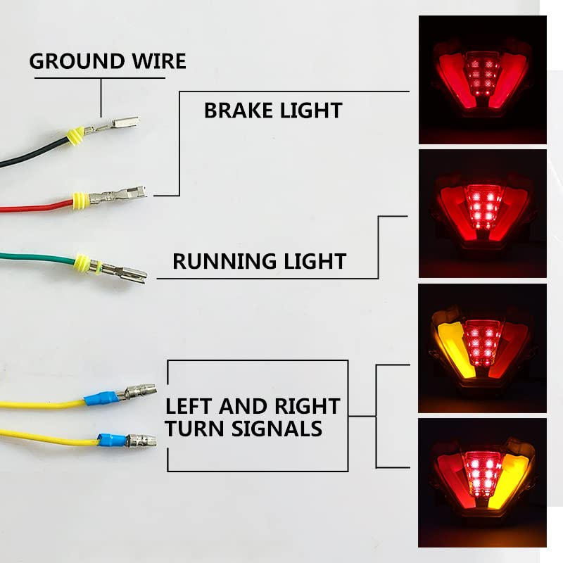 GOODELY Compatible con MT-07 MT07 2021 2022 -Rojo - Imagen 4
