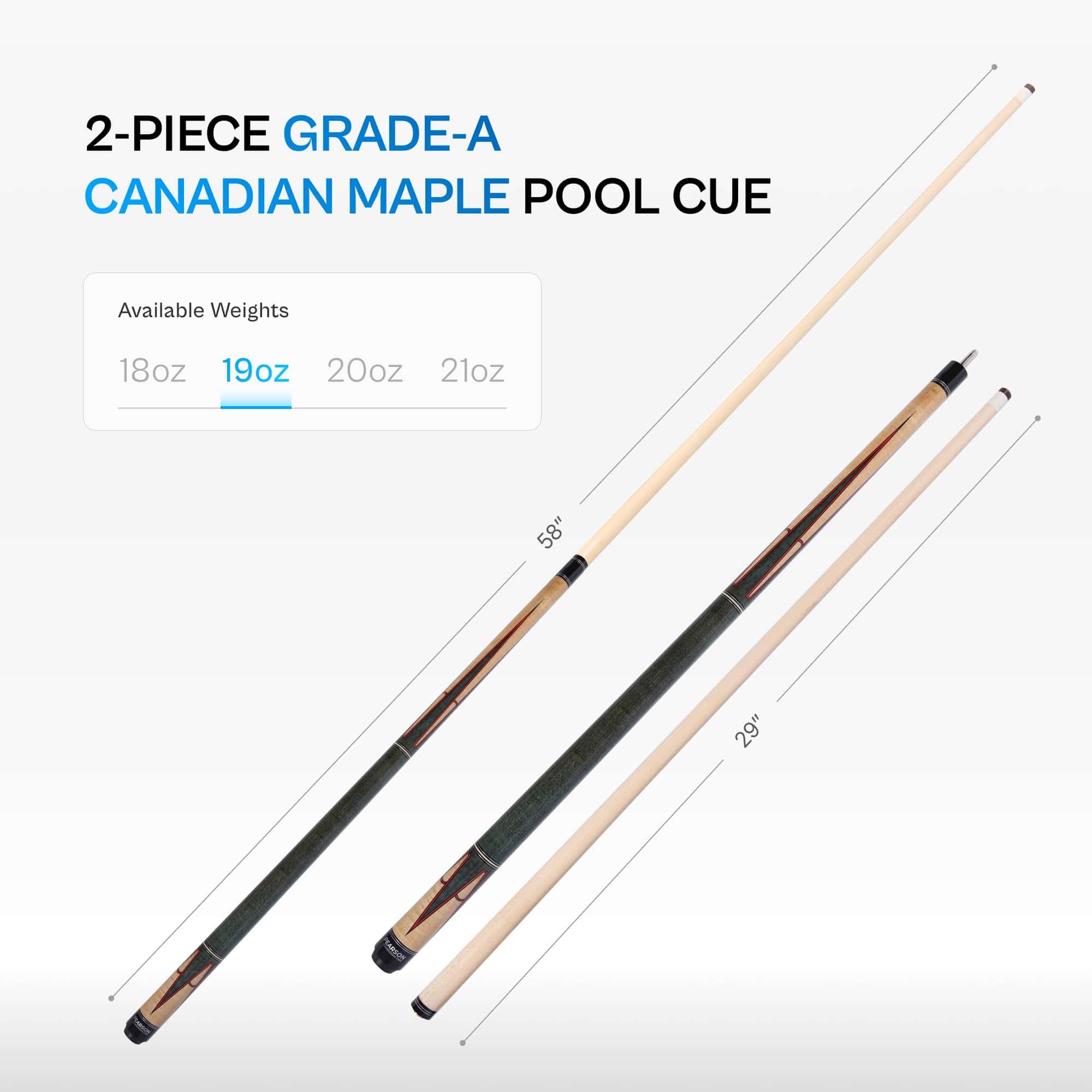 Taco de billar de la serie Prestige de Pearson Cues - 58 - Imagen 5