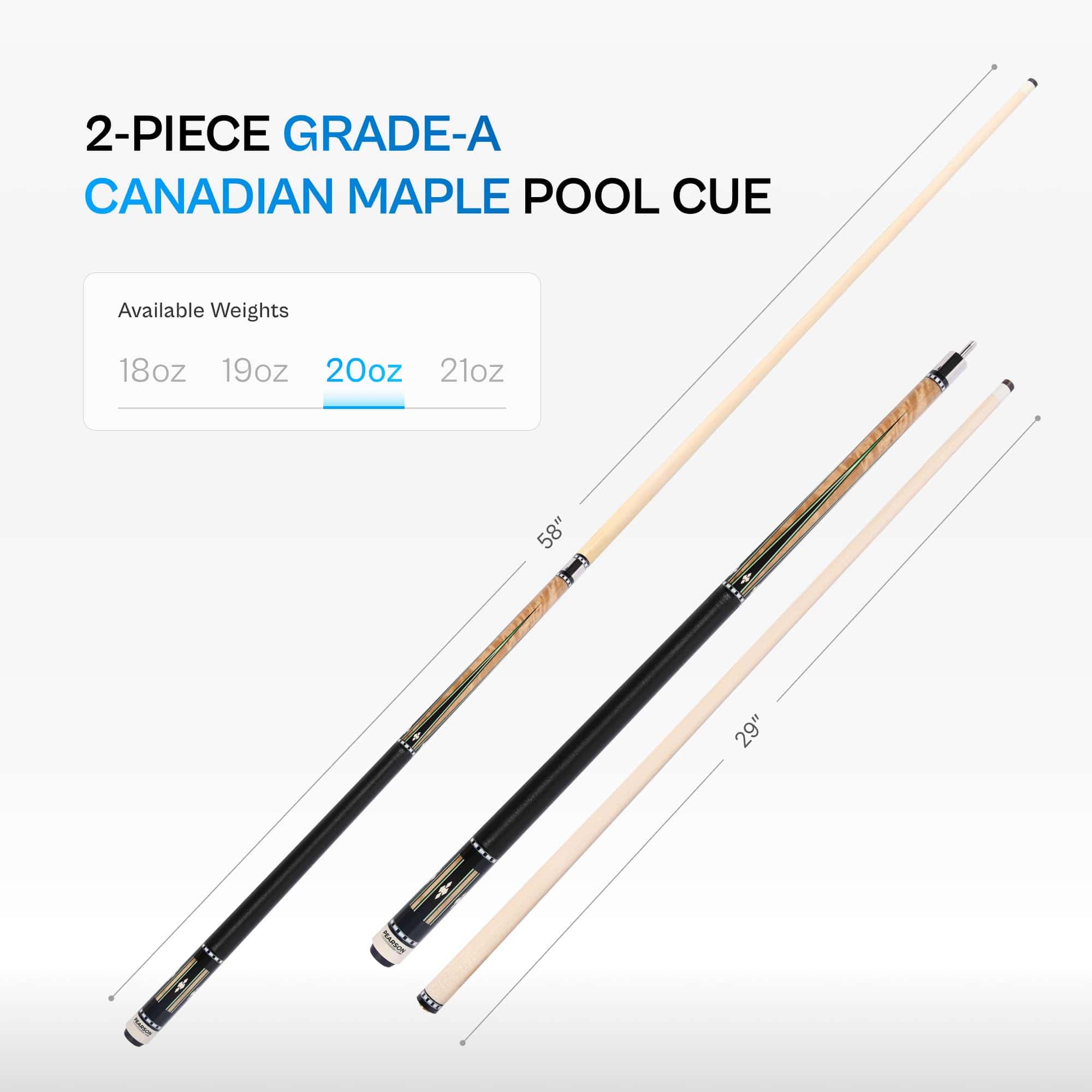 Palo de billar de la serie Prestige de PEARSON � 58'' - Imagen 5