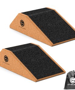 Gymkara Squat Wedge Block Cork 2 Pack - Bloque de Cuña de