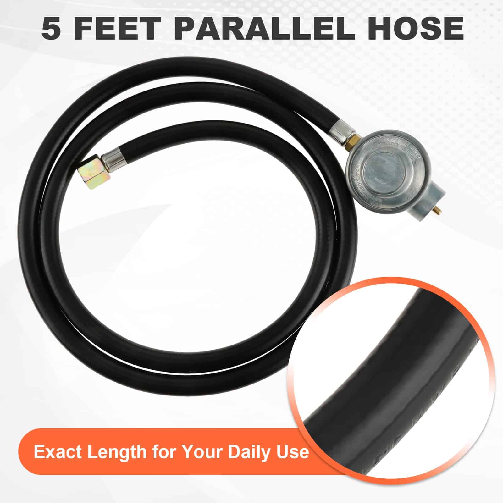 Regulador de Propano de Baja Presión MOOTVGOO de 1LB con - Imagen 6