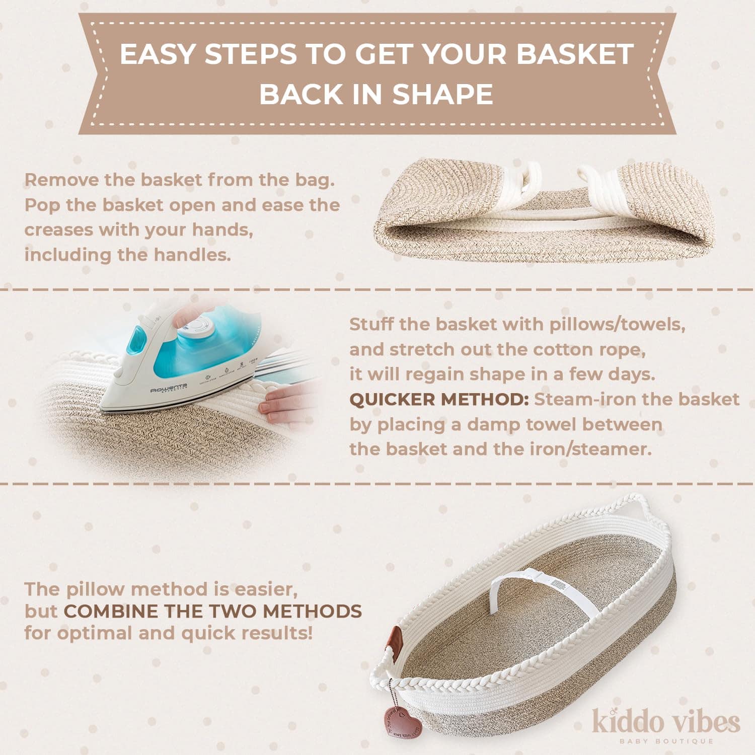 XL Set de Canasta Cambiadora Reforzada para Bebés con Caddy - Imagen 6